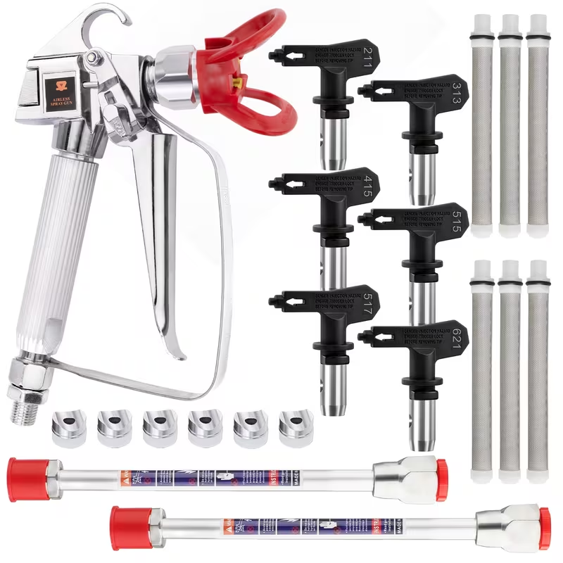 Paint Sprayer Extension Pole - Airless Paint Sprayer Gun Accessory Kit