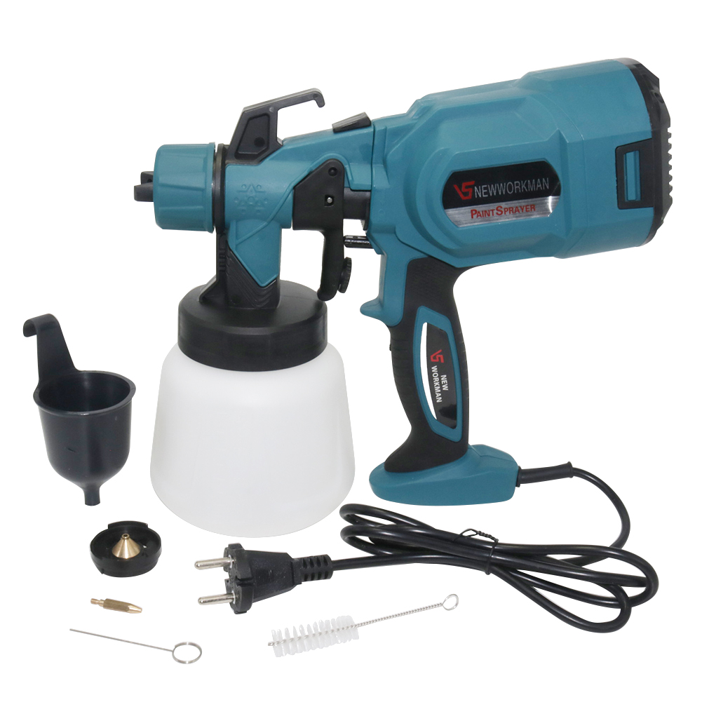 Electric Paint Sprayer 800W - HVLP 800W Electric Spray Gun Portable
