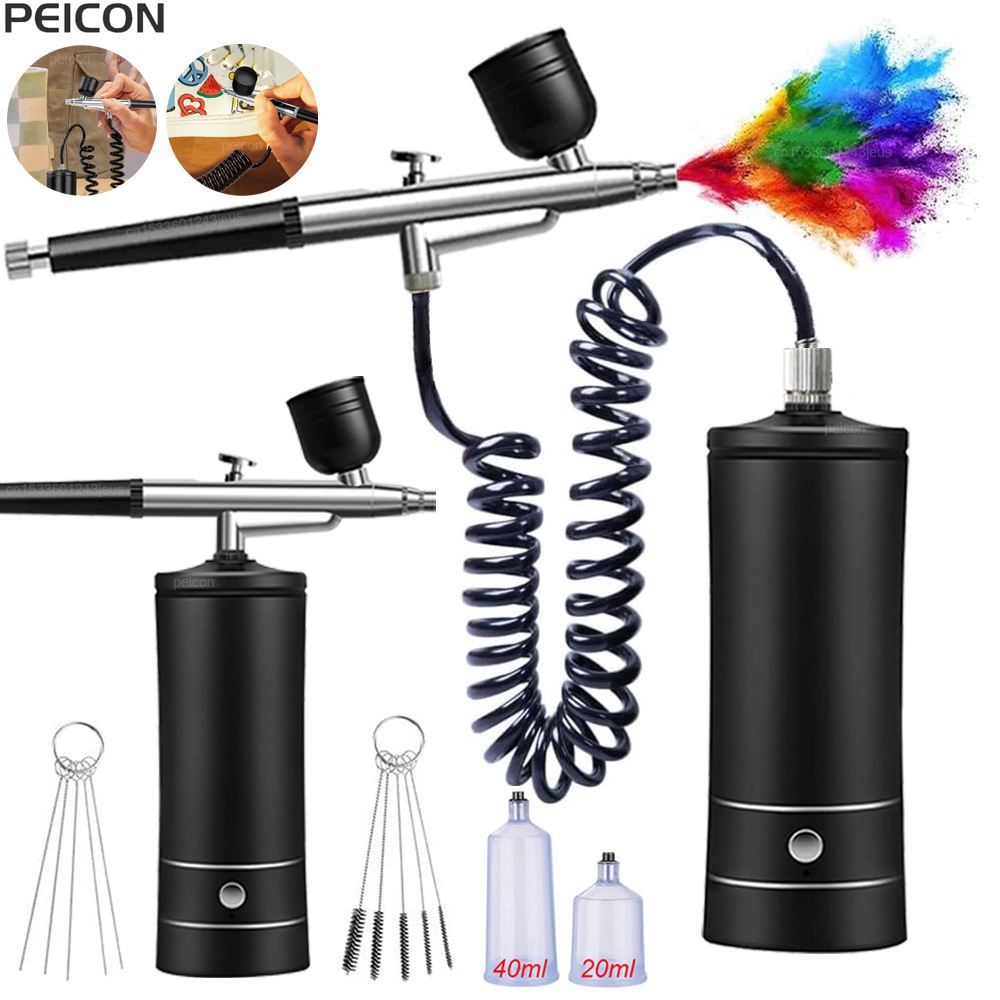Airbrush Kit Compressor - Airbrush with Compressor Portable Airbrush Paint