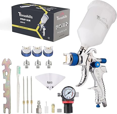 Hvlp Spray Gun Gravity Feed - HVLP Paint Gun with 600ml Plastic