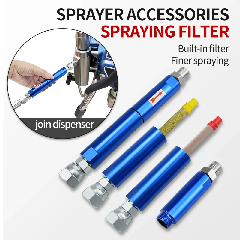 Blue Connector With Filter Scr - Paint Sprayer Extension Pole review and price
