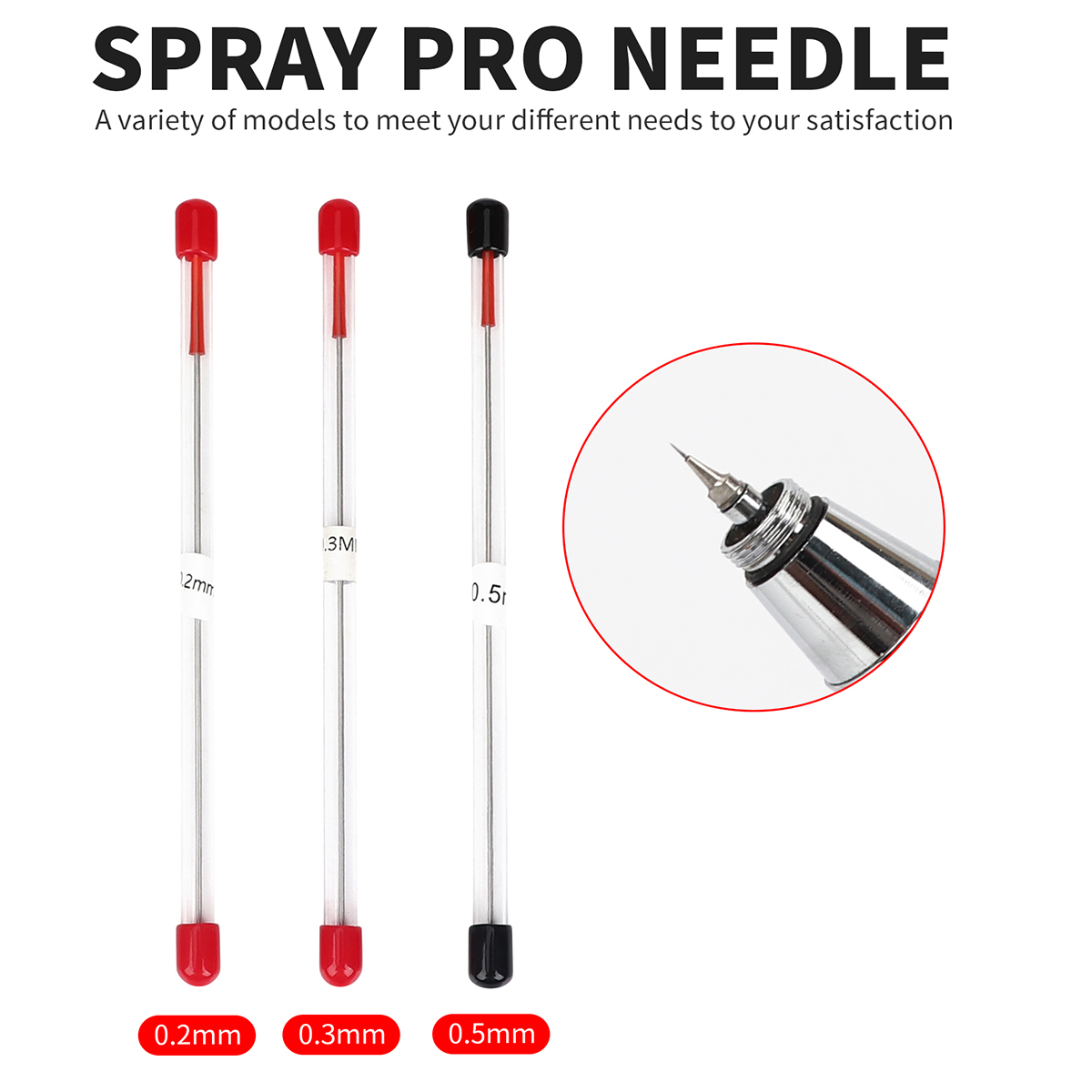 3pcs set 0.2/0.3/0.5mm Airbrus - Hvlp Spray Gun Gravity Feed review and price