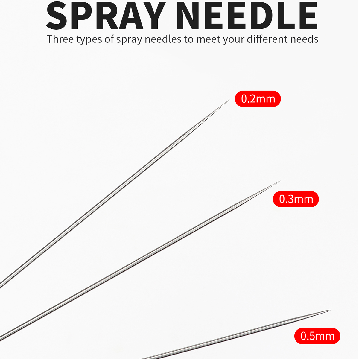 3pcs set 0.2/0.3/0.5mm Airbrus - Hvlp Spray Gun Gravity Feed review and price