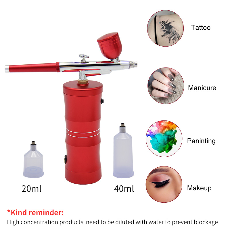 Mini Airbrush Nano Oxygen Pres - Airbrush Kit Compressor review and price