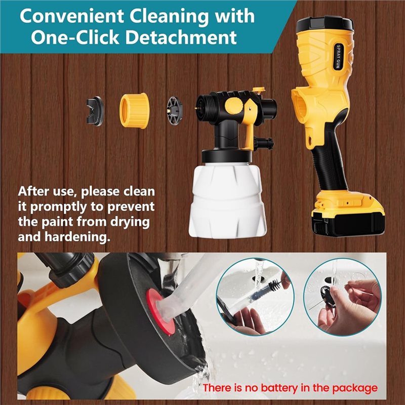 AT21-Auto Furniture Painting T - Cordless Paint Sprayer 20V review and price