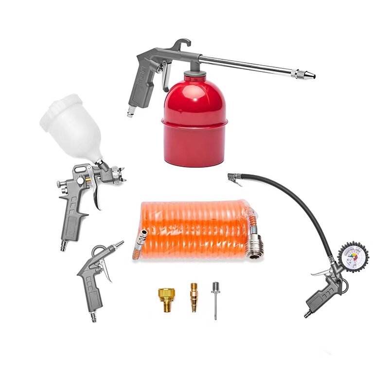 Pneumatic tool set  Air Compre - Spray Gun Air Compressor Kit review and price