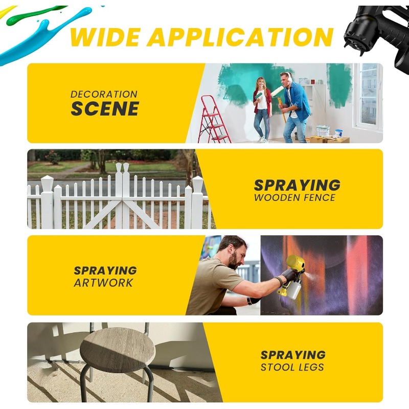 Wattwork Spray guns for paint, - Paint Sprayer For Fence Deck review and price