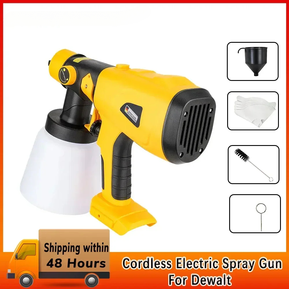 800ML Handheld Electric Spray  - Cordless Paint Sprayer 20V review and price