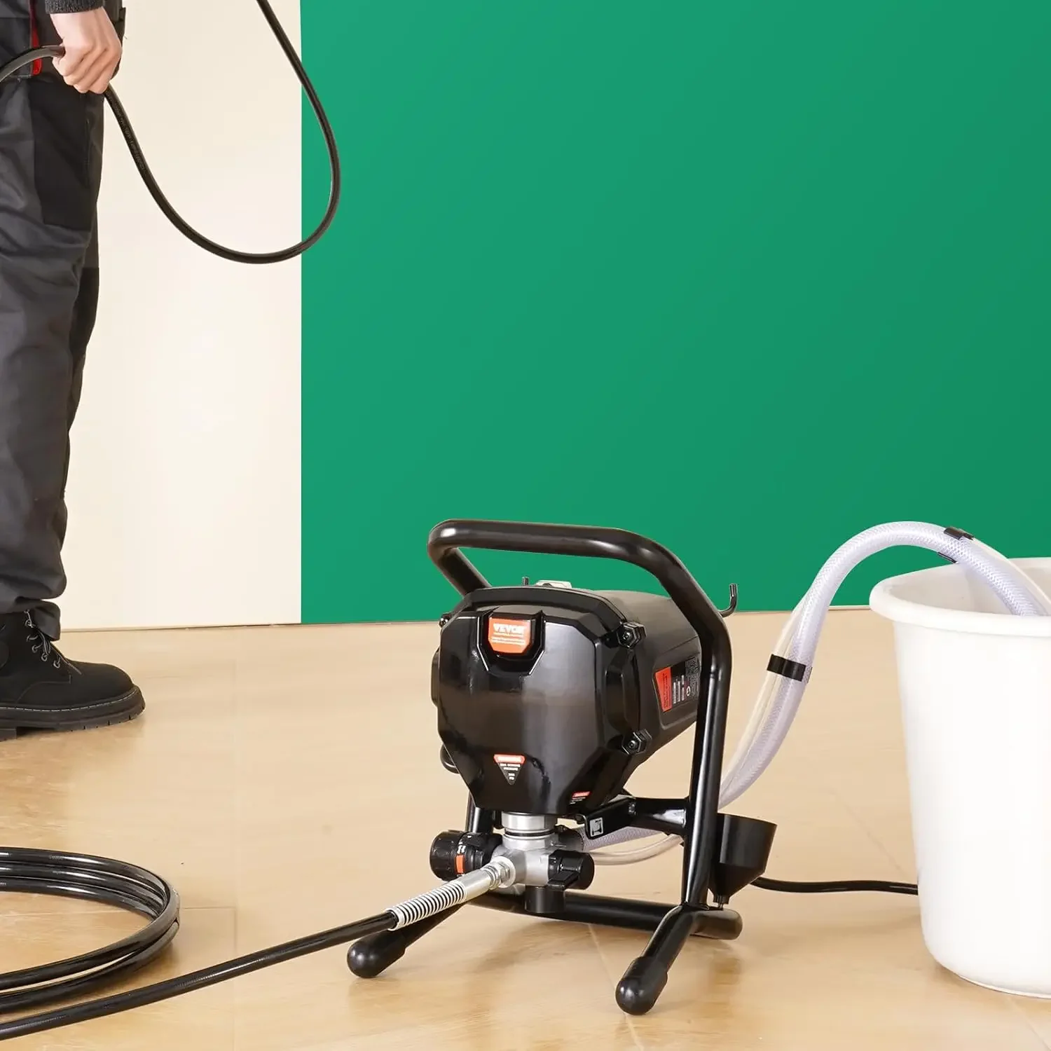 750W Stand Airless Paint Spray - Airless Paint Sprayer 3000Psi review and price