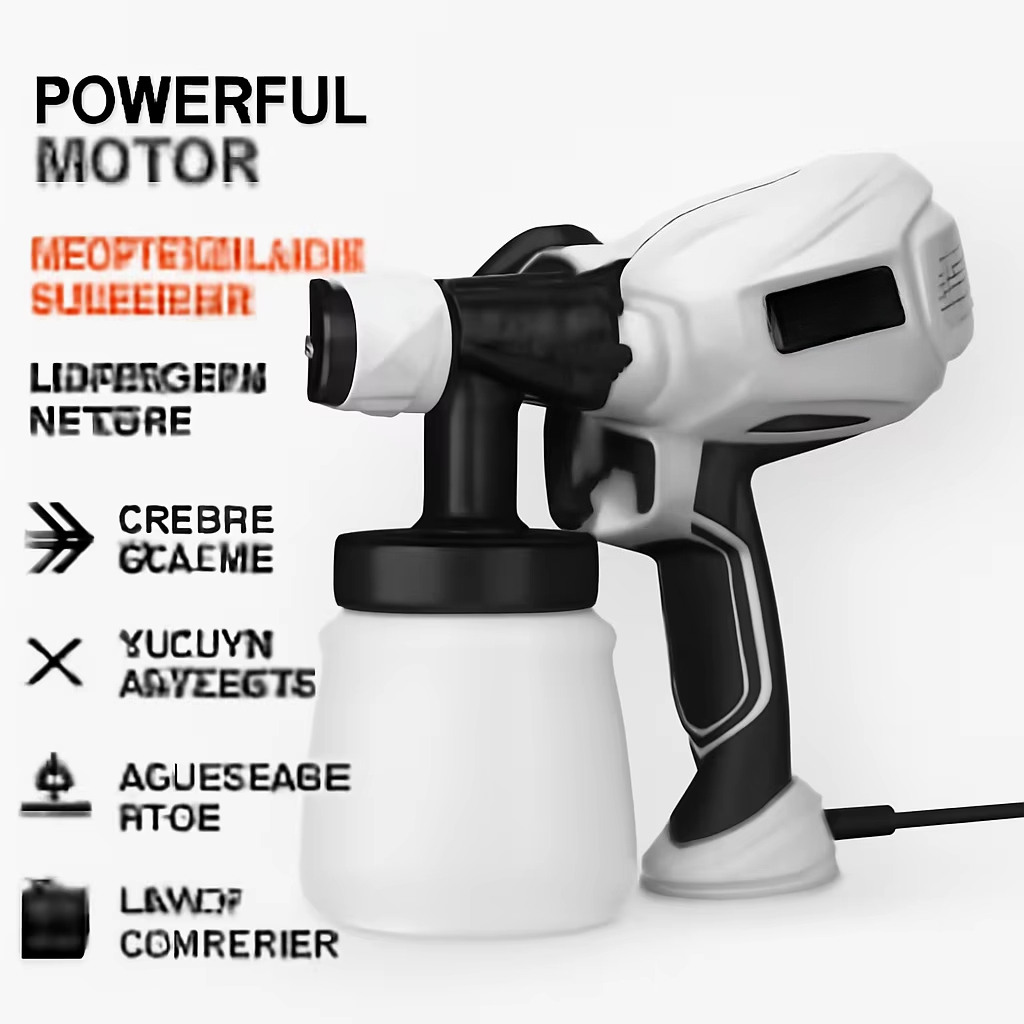 800W Electric Paint Sprayer, A - Electric Paint Sprayer 800W review and price