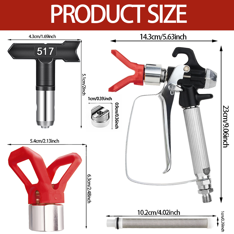 10Pcs Airless Paint Sprayer Gu - Paint Sprayer Nozzle Kit review and price