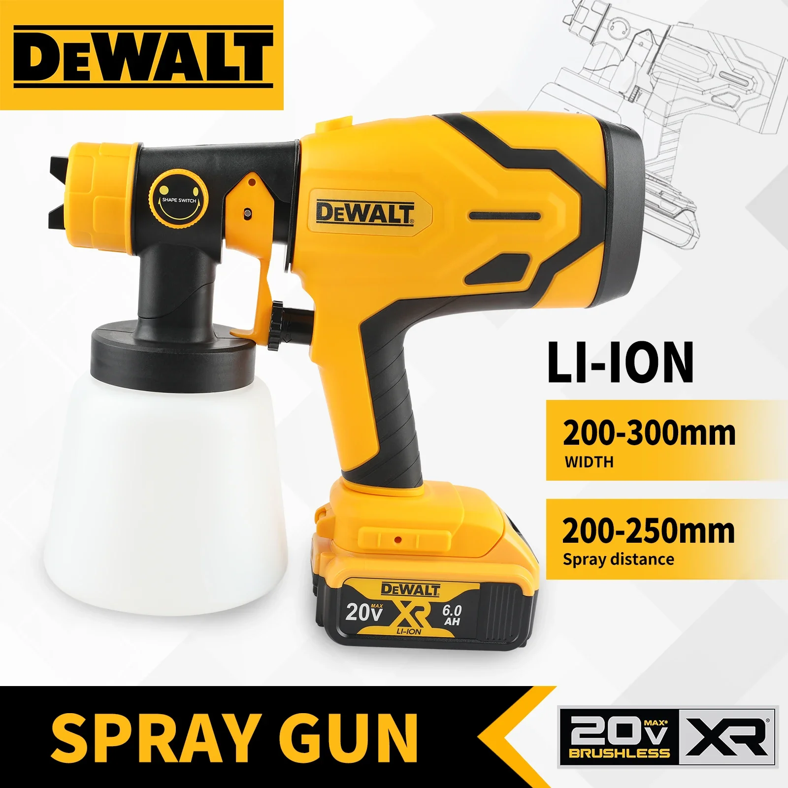 For DEWALT D227 Brushless Cord - Cordless Paint Sprayer 20V review and price