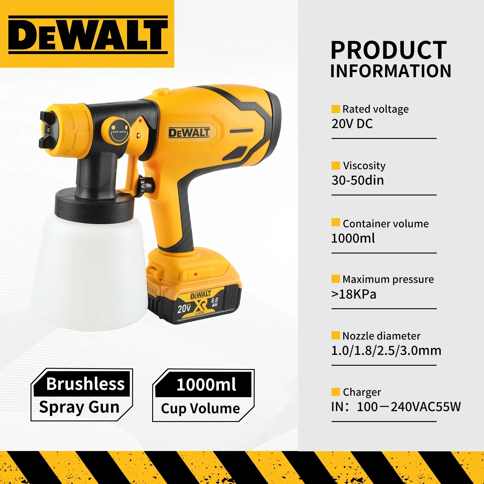 For DEWALT D227 Brushless Cord - Cordless Paint Sprayer 20V review and price