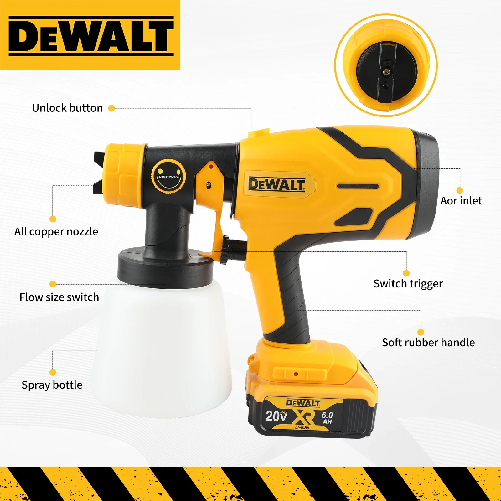 For DEWALT D227 Brushless Cord - Cordless Paint Sprayer 20V review and price
