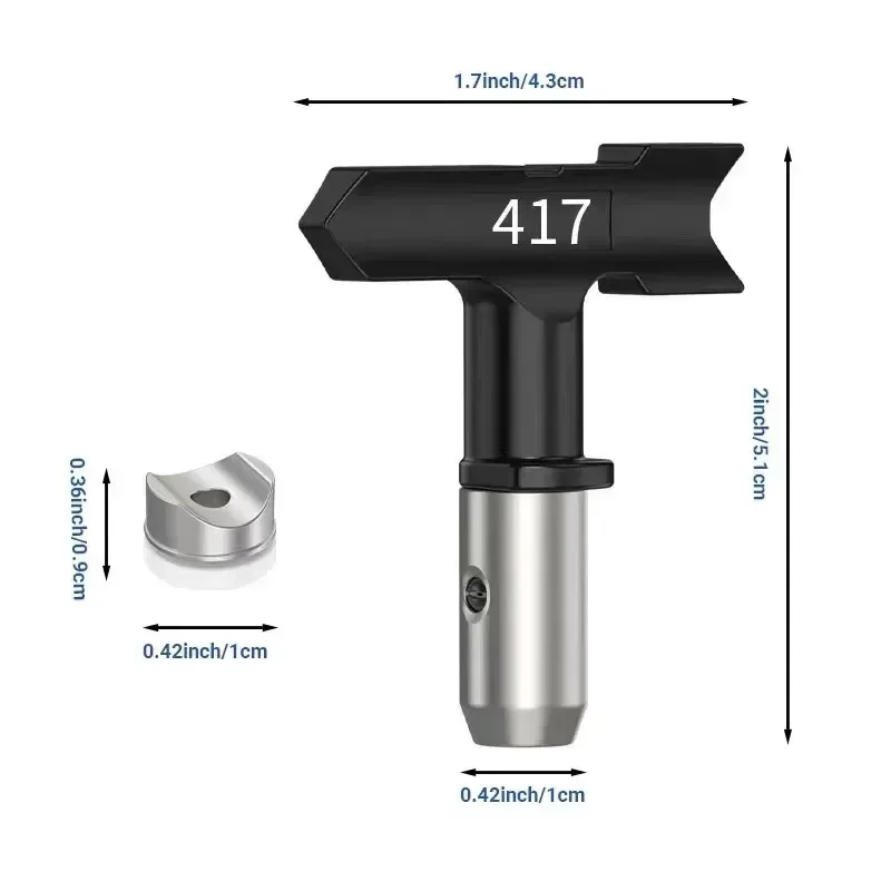 Topspray Black  Airless Spray  - Paint Sprayer Nozzle Kit review and price