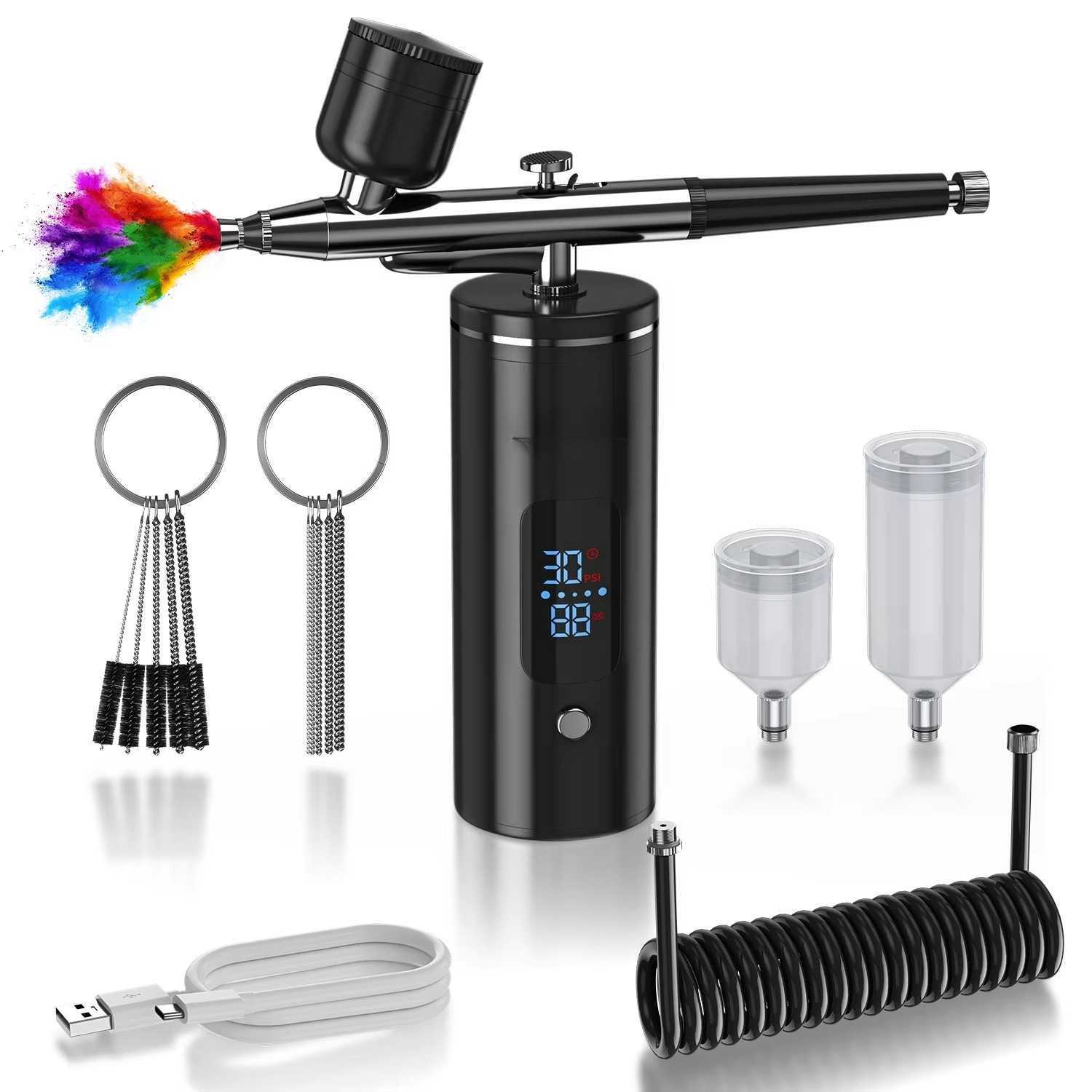 Rechargeable Cordless Airbrush - Airbrush Kit Compressor review and price
