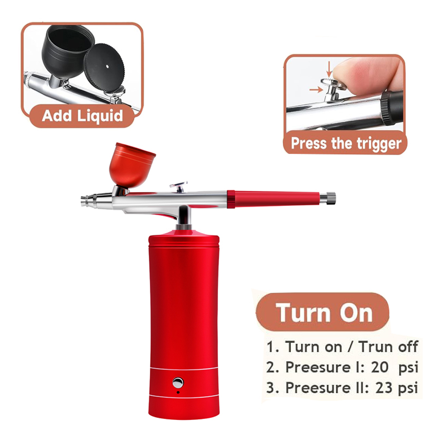 Airbrush Kit with Compressor,  - Spray Gun Air Compressor Kit review and price
