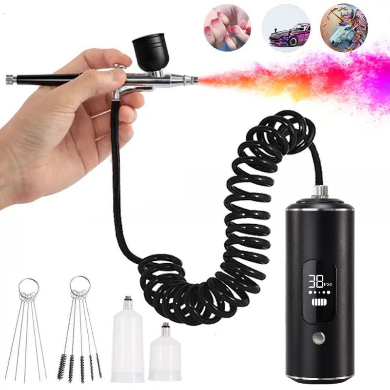 Air compressor kit, electric s - Spray Gun Air Compressor Kit review and price