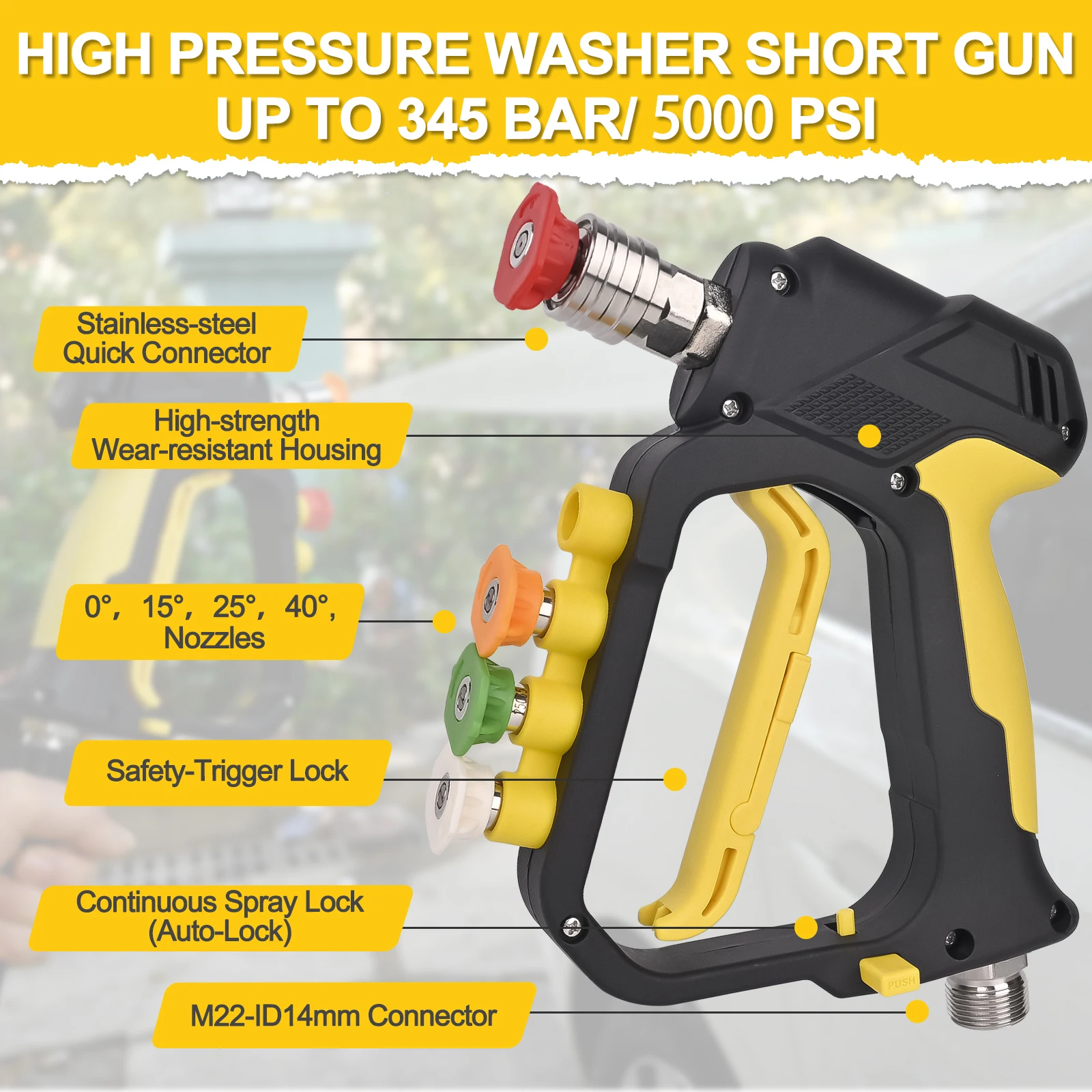 High Pressure Washer Short Spr - Airless Paint Sprayer 3000Psi review and price