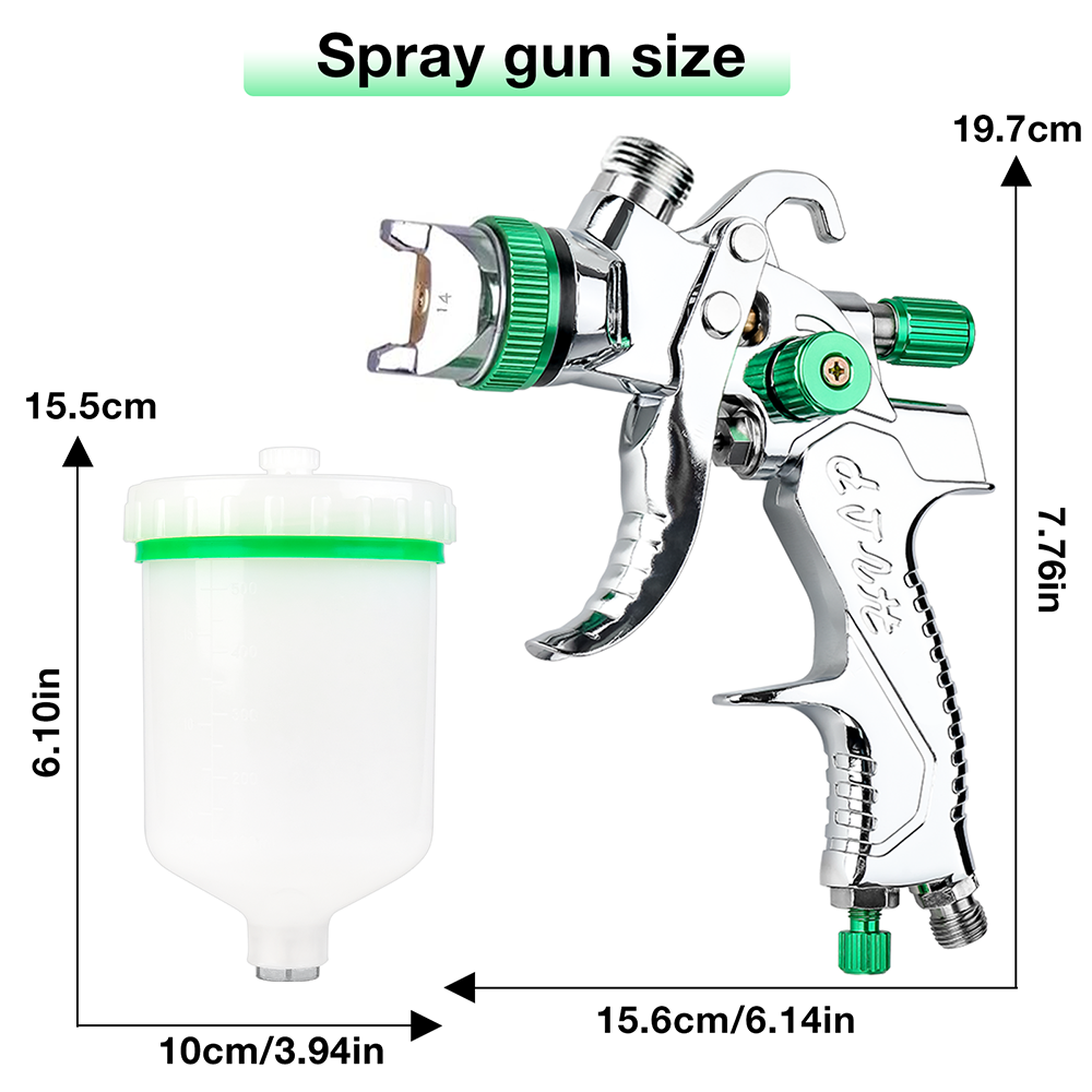 Professional HVLP Spray Gun 1. - Hvlp Spray Gun Gravity Feed review and price