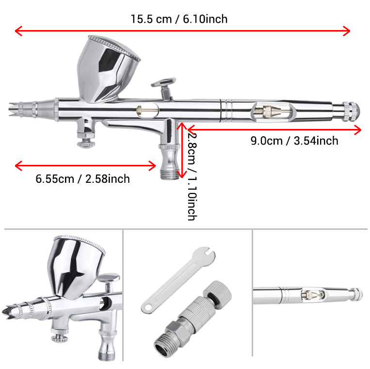 Gravity Dual-action Mini 9cc A - Airbrush Kit Compressor review and price