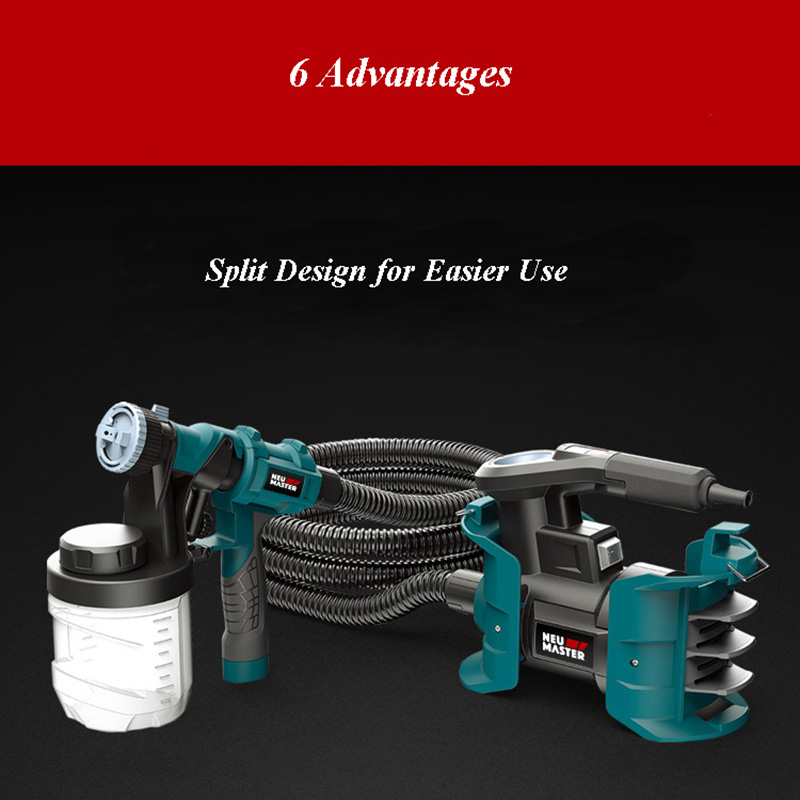 2.5mm Nozzle Spray Gun 800W Hi - Electric Paint Sprayer 800W review and price