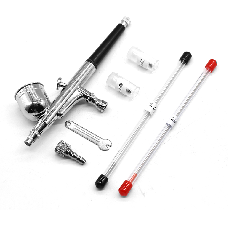 Gravity Dual-action Mini Airbr - Airbrush Kit Compressor review and price