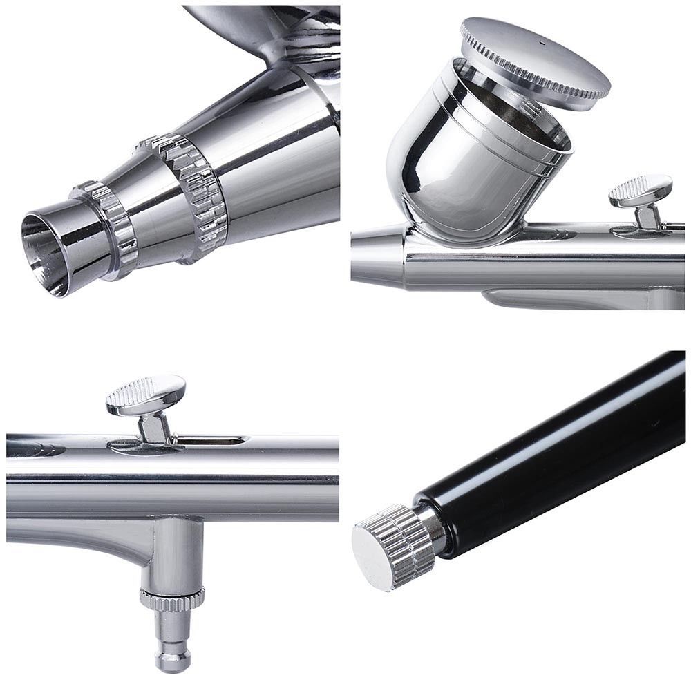 Gravity Dual-action Mini Airbr - Airbrush Kit Compressor review and price