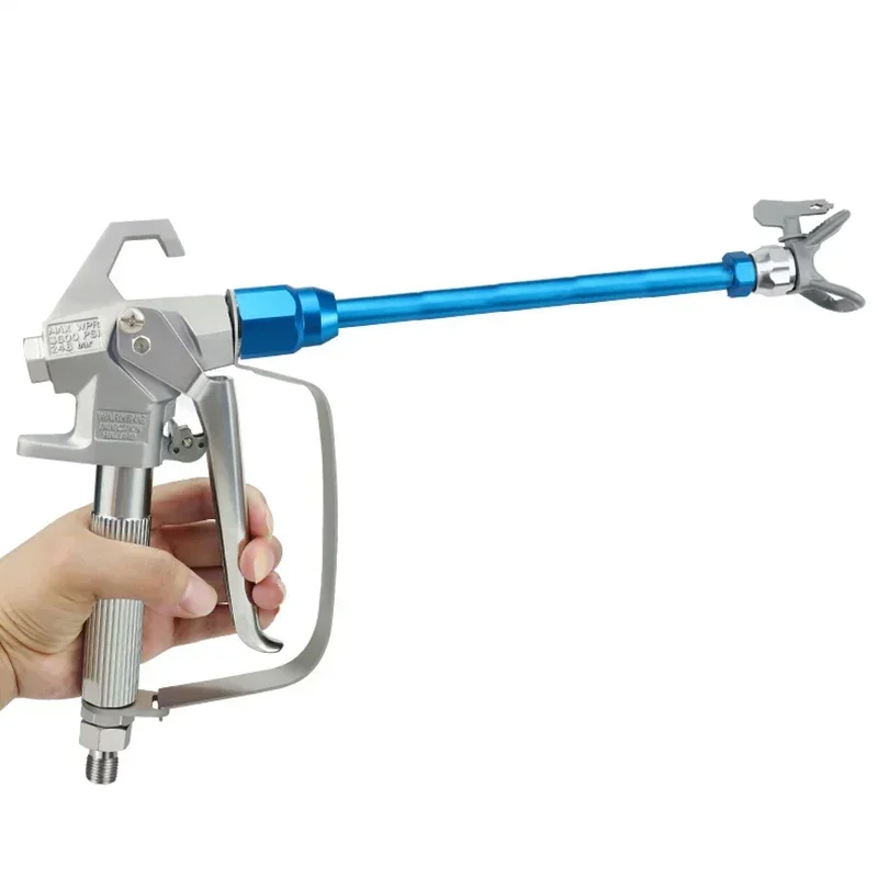Blue Airless Paint Sprayer Gun - Paint Sprayer Extension Pole review and price