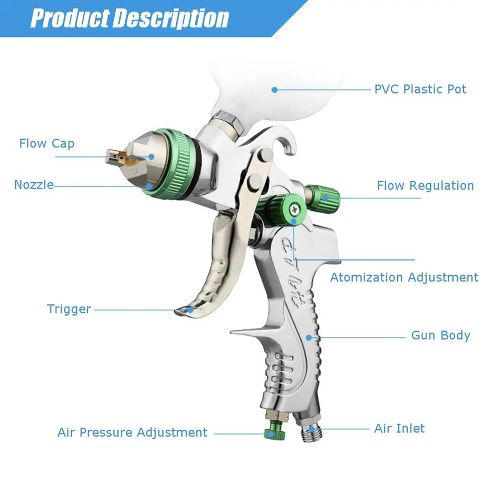 WENXING Professional HVLP Spay - Hvlp Spray Gun Gravity Feed review and price
