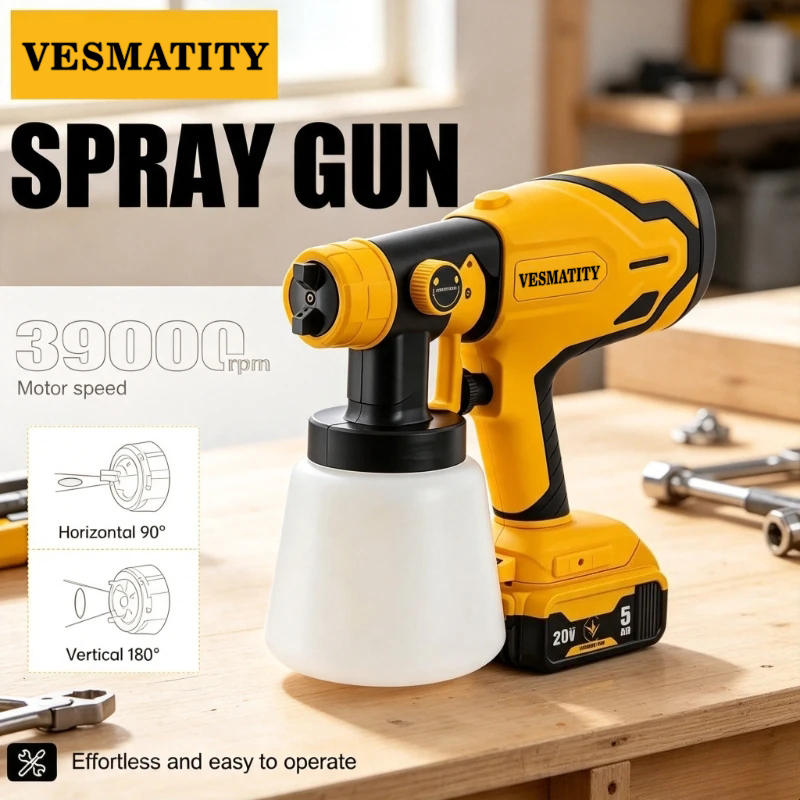 Electric Cordless Spray Gun HV - Cordless Paint Sprayer 20V review and price