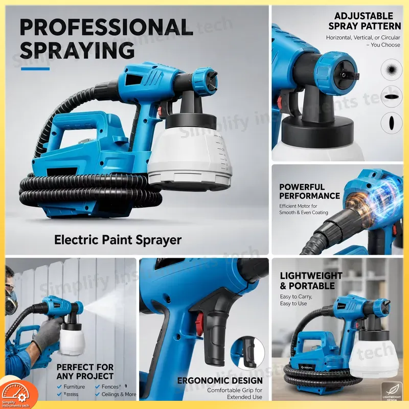 800W HVLP Paint Sprayer with 1 - Paint Sprayer For Fence Deck review and price