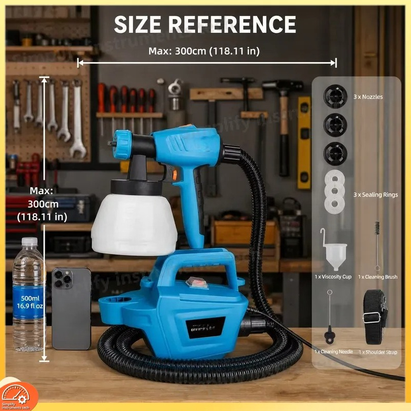 800W HVLP Paint Sprayer with 1 - Paint Sprayer For Fence Deck review and price