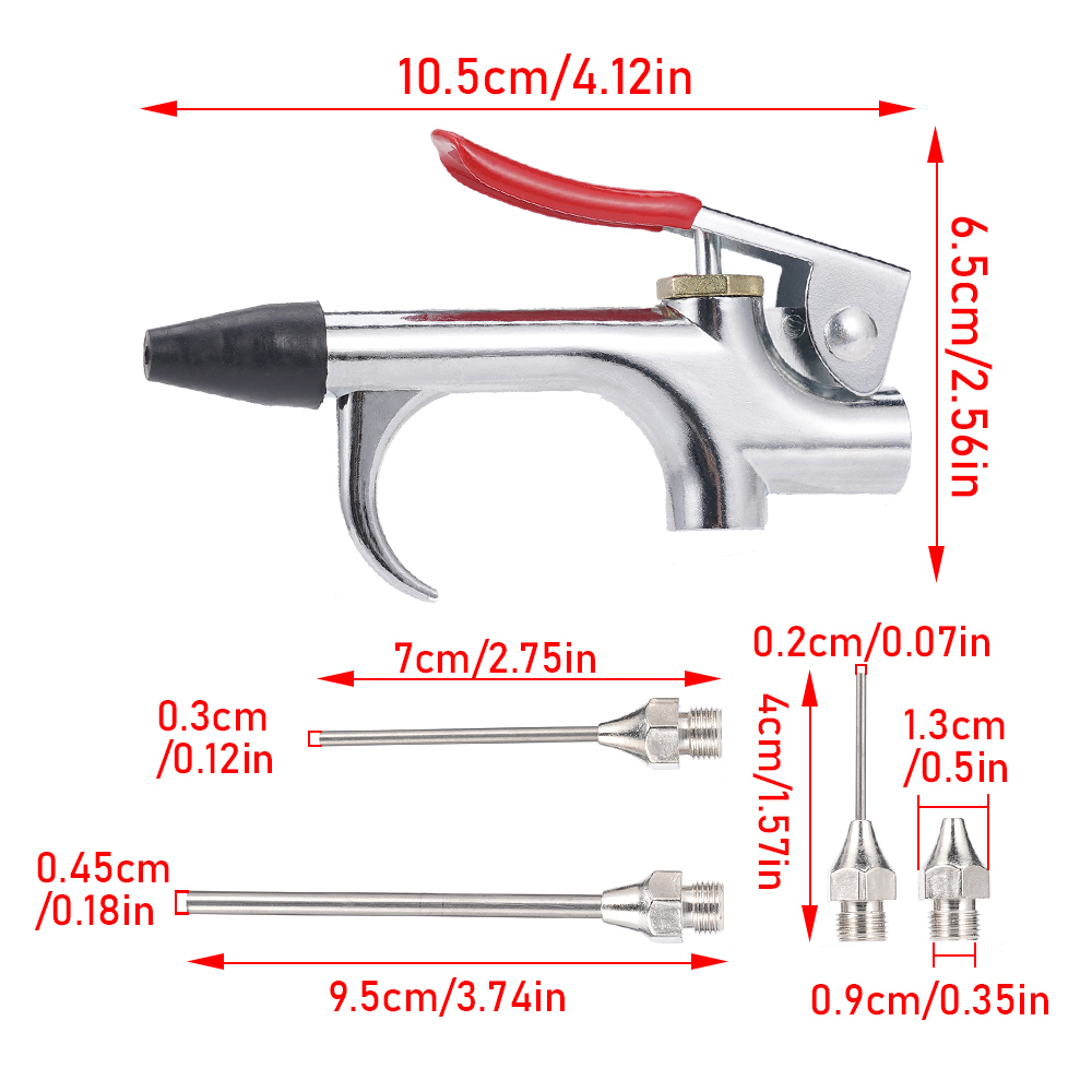 Air Compressor Blow Gun Metal  - Spray Gun Air Compressor Kit review and price