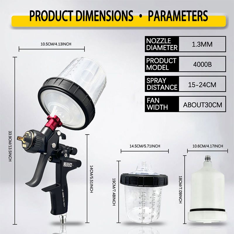 Hvlp Spray Gun with Adapter an - Hvlp Spray Gun Gravity Feed review and price