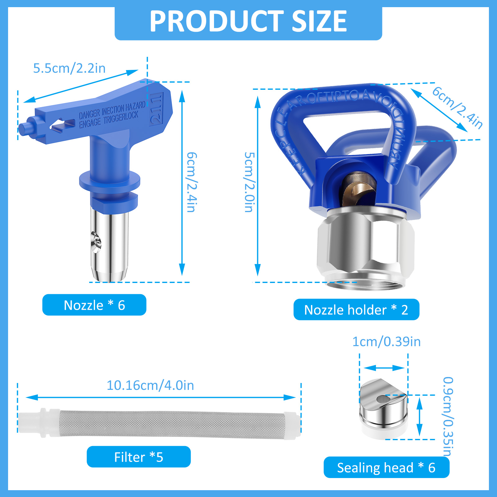 13Pcs Airless Paint Nozzles Se - Paint Sprayer Nozzle Kit review and price