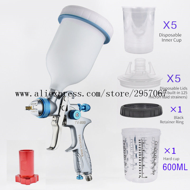 HVLP Spray Paint Gun Car Paint - Hvlp Spray Gun Gravity Feed review and price