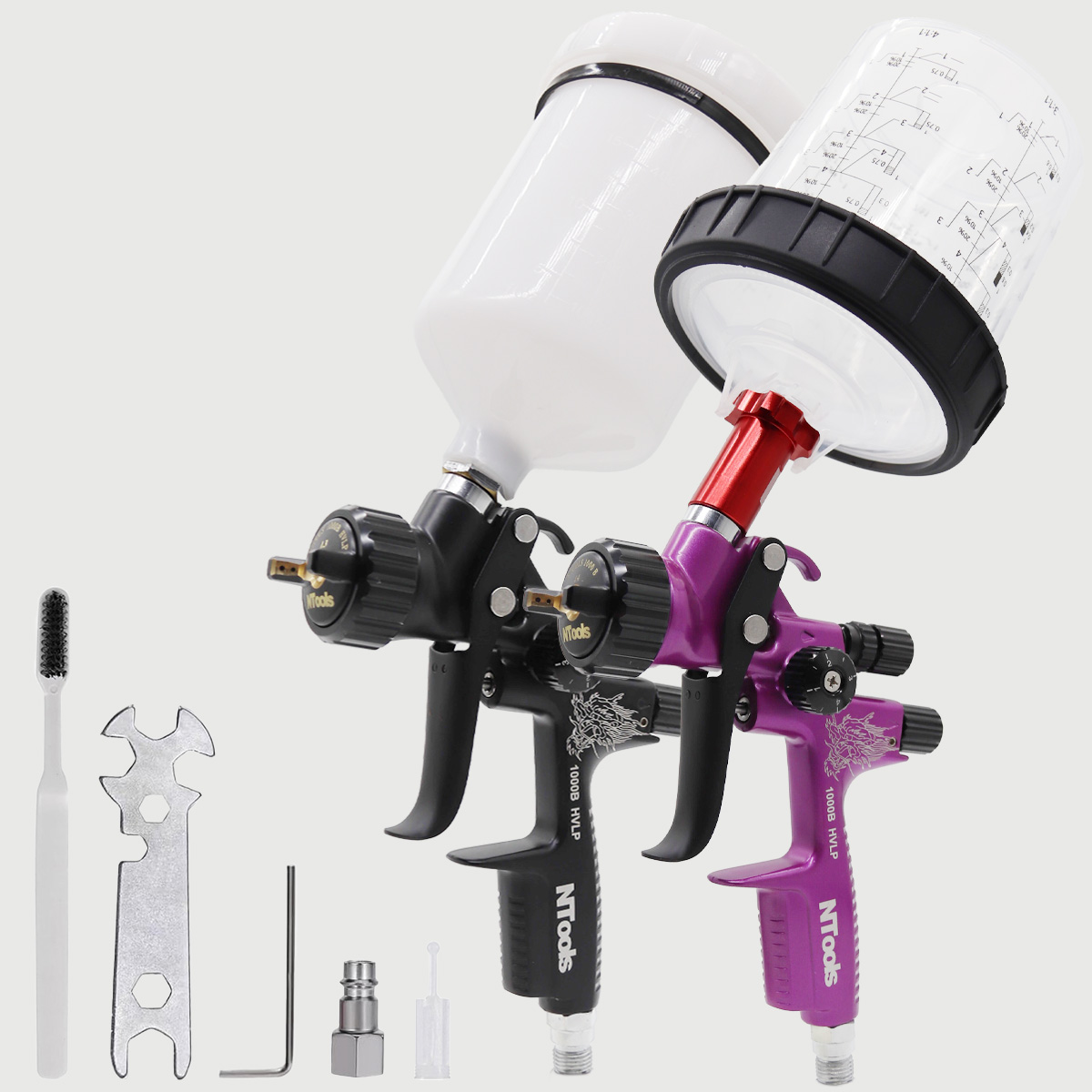1.3mm Paint Spray Gun And 1.4m - Hvlp Spray Gun Gravity Feed review and price