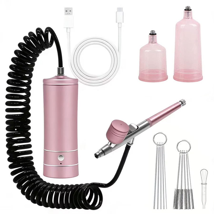 Portable Airbrush Kit With Com - Spray Gun Air Compressor Kit review and price