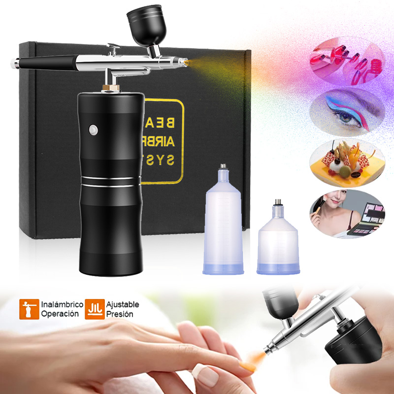 Oxygen Spray Mini Air Compress - Airbrush Kit Compressor review and price