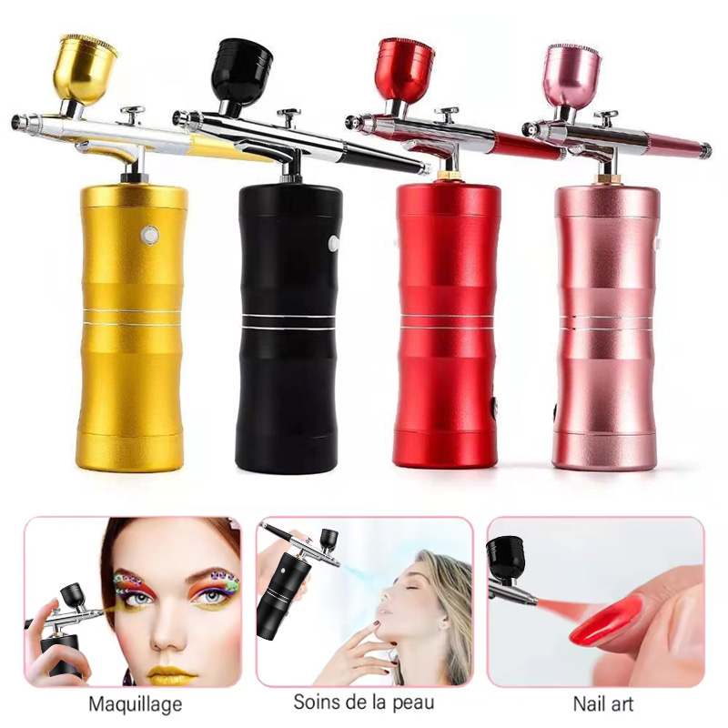 Oxygen Spray Mini Air Compress - Airbrush Kit Compressor review and price