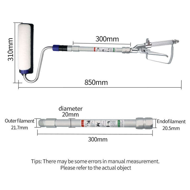 Airless Paint Roller Spray Ext - Paint Sprayer Extension Pole review and price